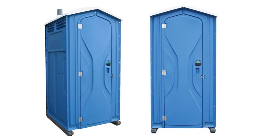 Long-term porta potty units on site in Colleyville, Texas